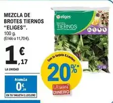 E.Leclerc Eliges - mezcla de brotes tiernos oferta