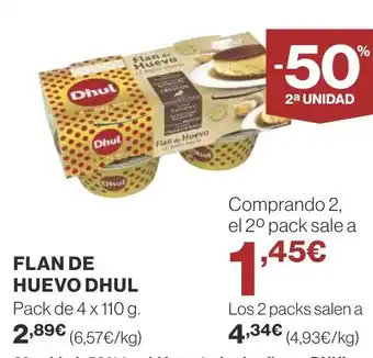 Supercor DHUL Flan de huevo oferta