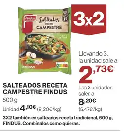 Supercor FINDUS Salteados receta campestre oferta