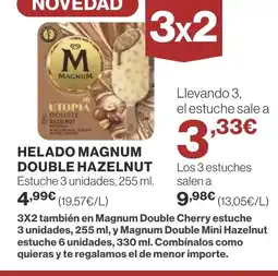 Supercor Helado magnum double hazelnut oferta