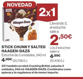 Supercor HAAGEN-DAZS Stick chunky salted oferta