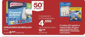 Supercor Corazones de merluza oferta