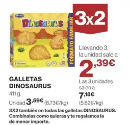 Supercor DINOSAURUS Galletas oferta