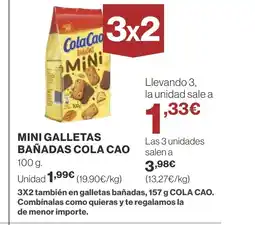 Supercor COLA CAO Mini galletas bañadas oferta