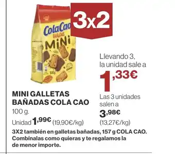 Supercor COLA CAO Mini galletas bañadas oferta