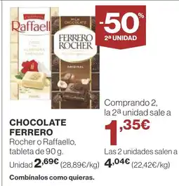 Supercor FERRERO Chocolate oferta