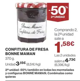 Supercor BONNE MAMAN Confitura de fresa oferta