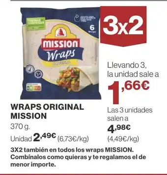 Supercor MISSION Wraps original oferta