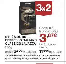 Supercor LAVAZZA Café molido espresso italiano classico oferta