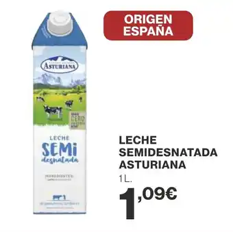 Supercor Leche semidesnatada asturiana oferta