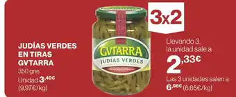 Supercor GVTARRA Judías verdes en tiras oferta