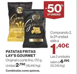 Supercor LAY'S GOURMET Patatas fritas oferta