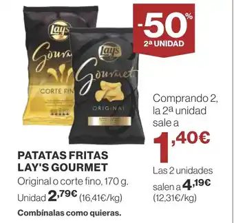 Supercor LAY'S GOURMET Patatas fritas oferta