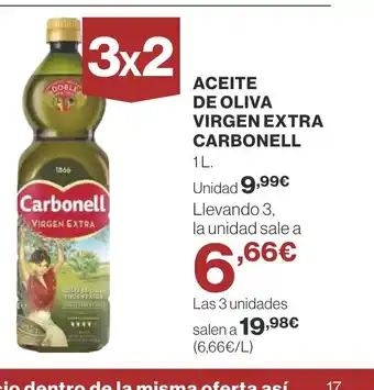 Supercor CARBONELL Aceite de oliva virgen extra oferta