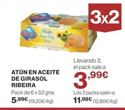 Supercor RIBEIRA Atún en aceite de girasol oferta