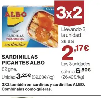 Supercor ALBO Sardinillas picantes oferta