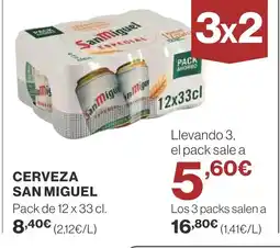 Supercor SAN MIGUEL Cerveza oferta