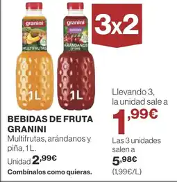 Supercor GRANINI Bebidas de fruta oferta