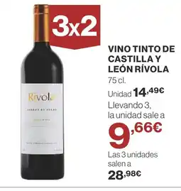 Supercor Vino tinto de castilla y león rívola oferta