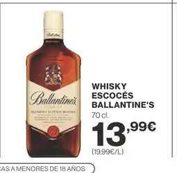 Supercor BALLANTINE'S Whisky escoces oferta