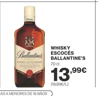 Supercor BALLANTINE'S Whisky escoces oferta