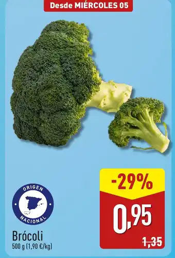 ALDI Brócoli oferta