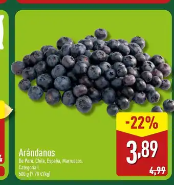 ALDI Arándanos oferta