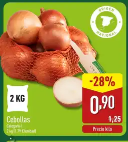 ALDI Cebollas oferta