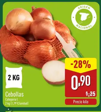 ALDI Cebollas oferta