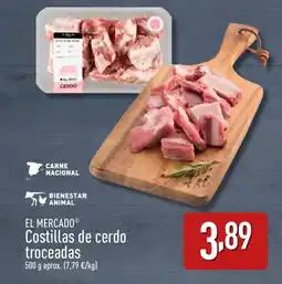 ALDI EL MERCADO Costillas de cerdo troceadas oferta