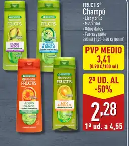 ALDI FRUCTIS Champú oferta