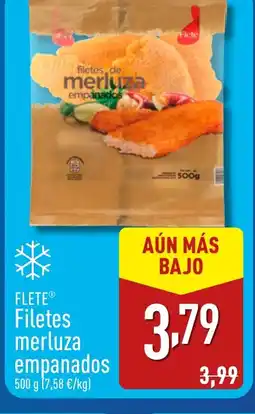 ALDI FLETE Filetes merluza empanados oferta