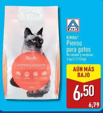 ALDI KIMBA Pienso para gatos oferta