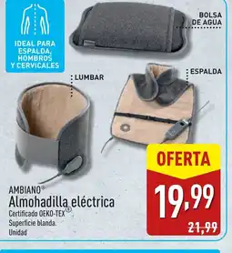 ALDI AMBIANO Almohadilla eléctrica oferta