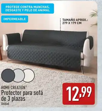 ALDI HOME CREATION Protector para sofá de 3 plazas oferta