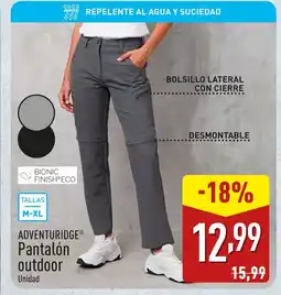 ALDI ADVENTURIDGE Pantalón outdoor oferta