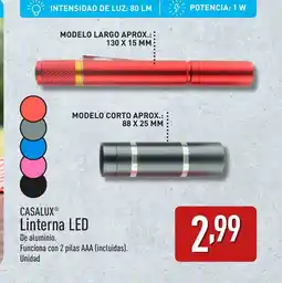 ALDI CASALUX Linterna LED oferta