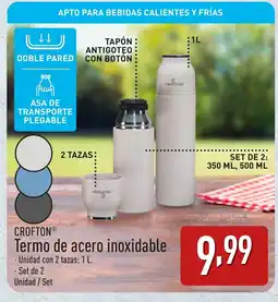 ALDI CROFTON Termo de acero inoxidable oferta