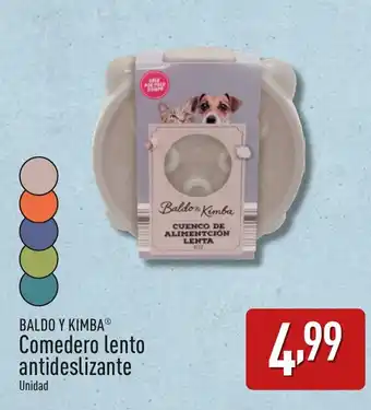 ALDI BALDO Y KIMBA Comedero lento antideslizante oferta