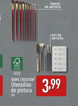 ALDI HOME CREATION Utensilios de pintura oferta