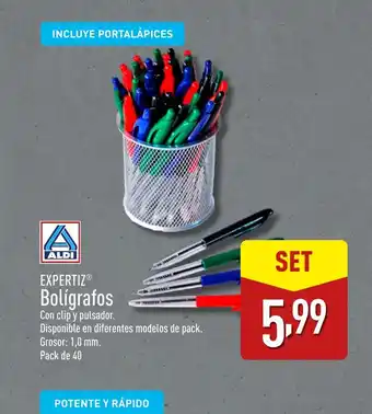 ALDI EXPERTIZ Bolígrafos oferta