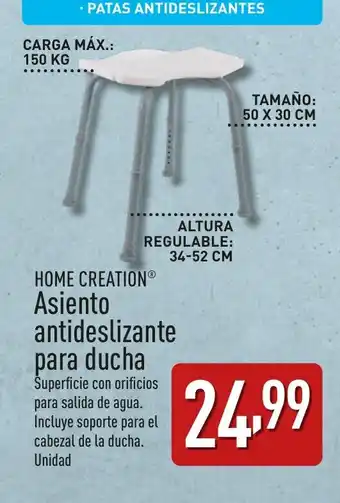 ALDI HOME CREATION Asiento antideslizante para ducha oferta