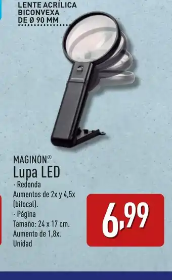 ALDI MAGINON Lupa LED oferta