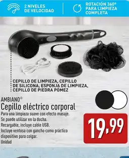 ALDI AMBIANO Cepillo eléctrico corporal oferta