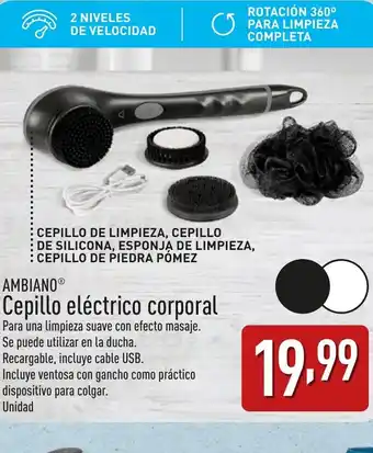 ALDI AMBIANO Cepillo eléctrico corporal oferta