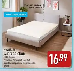 ALDI NOVITESSE Cubrecolchón oferta