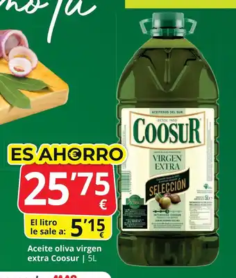 Supermercados MAS Aceite oliva virgen extra Coosur oferta