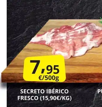 Supermercados MAS Secreto ibérico fresco oferta