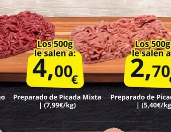 Supermercados MAS Preparado de Picada Mixta oferta