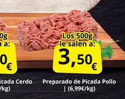 Supermercados MAS Preparado de Picada pollo oferta